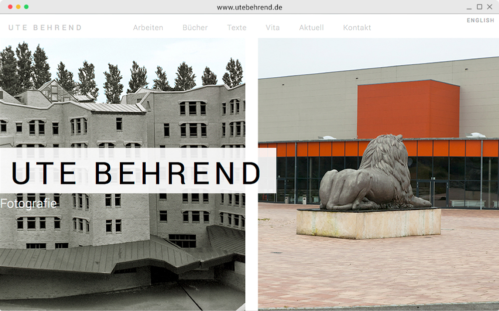 Webauftritt Ute Behrend